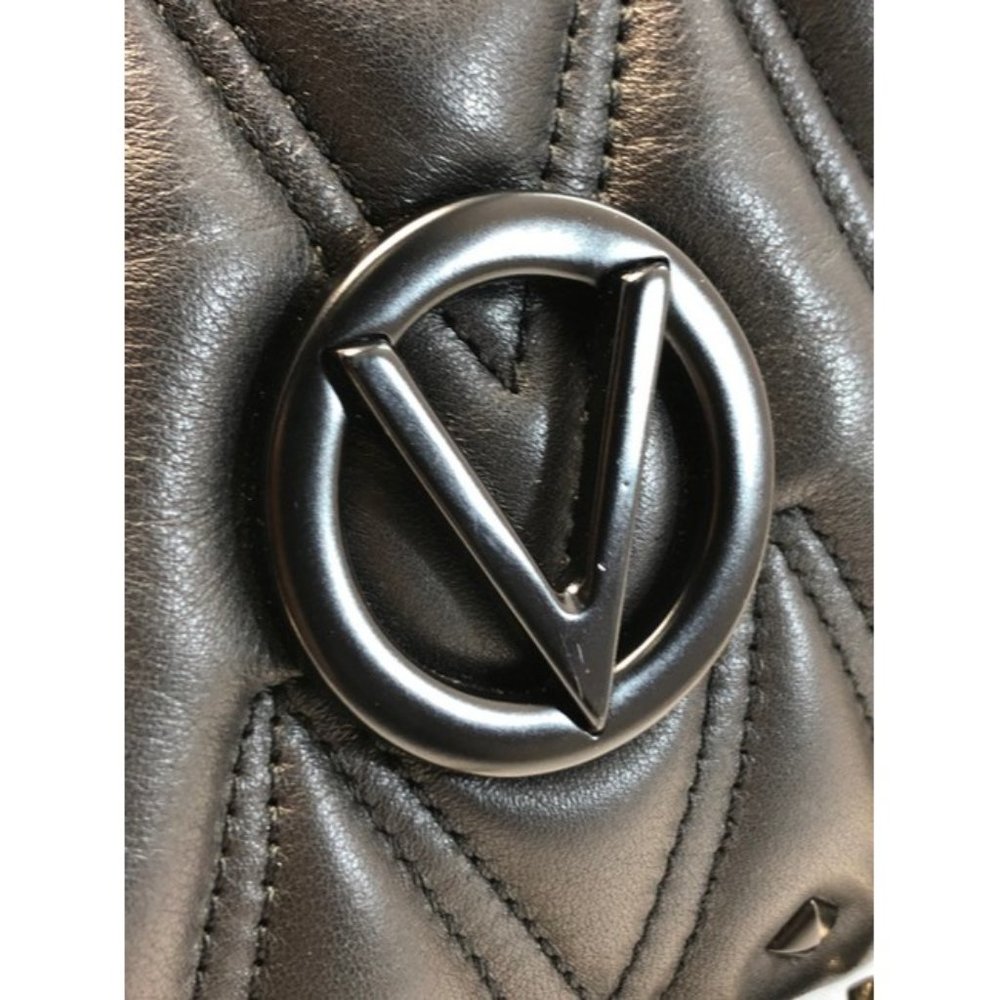 Mario Valentino Crossbody Vanille Black Leather Shoulder Bag - Picture 3 of 11